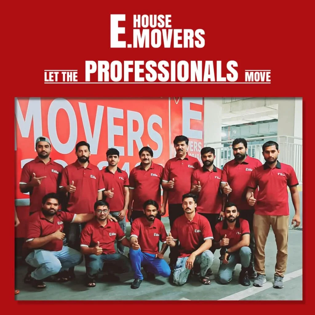 E House Movers team on a UAE relocation