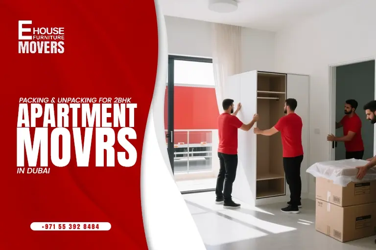 Packing & Unpacking for 2BHK  apartment Moves in Dubai: Permits, Crew Size & Timelines