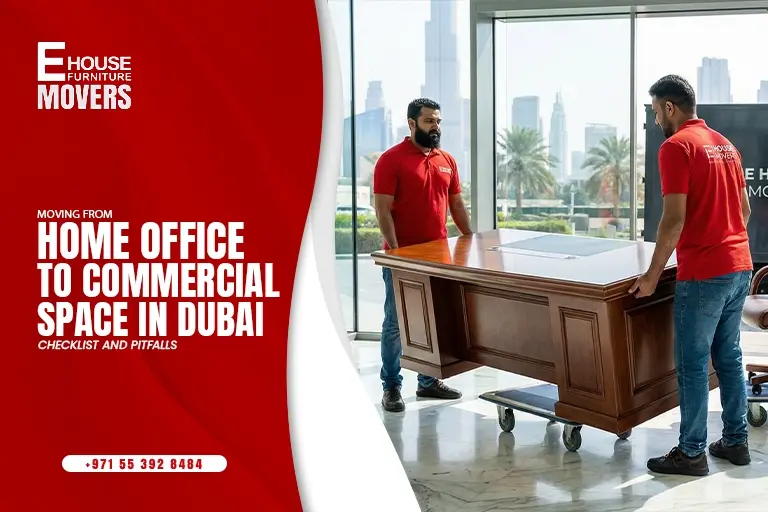 home office to commercial space move