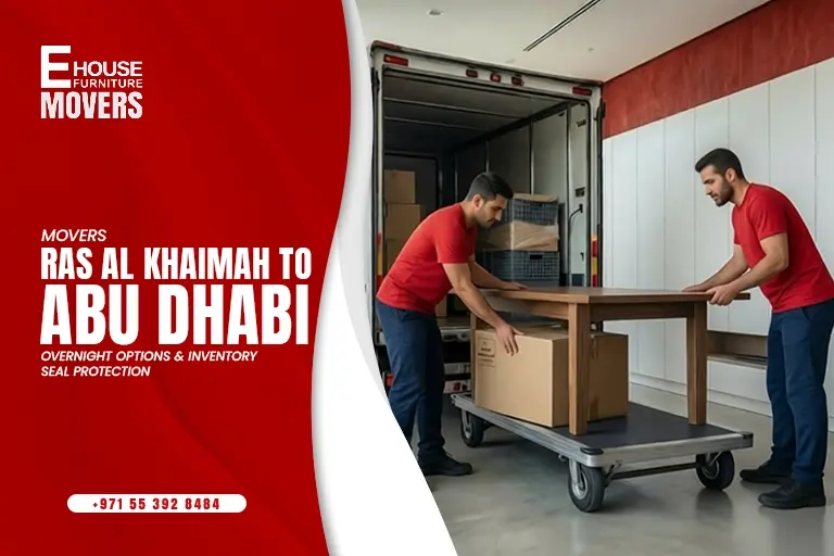 Movers Ras Al Khaimah to Abu Dhabi: Crew Roles, Route Choices & Access Windows