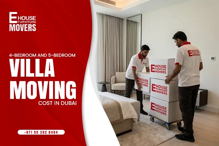 4-Bedroom and 5-Bedroom Villa Moving Costs in Dubai