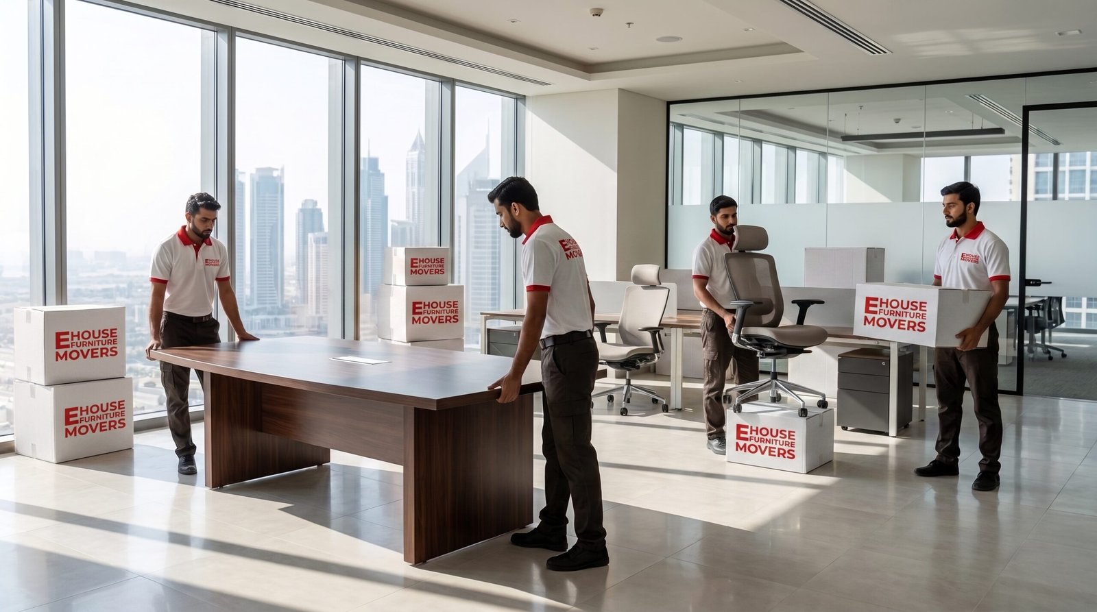 Office Furniture Movers in Dubai: Complete Guide to Desks, Chairs, Boardroom Tables, and Modular Workstations